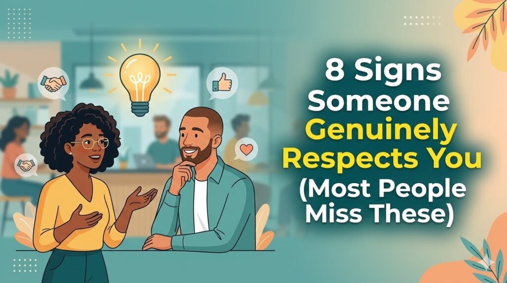8 Signs Someone Genuinely Respects You