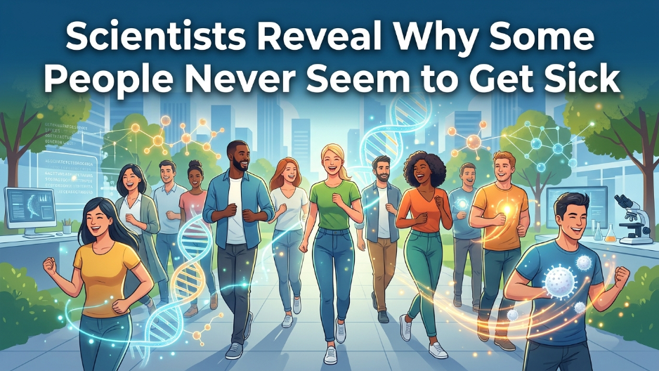 Scientists Reveal Why Some People Never Seem to Get Sick